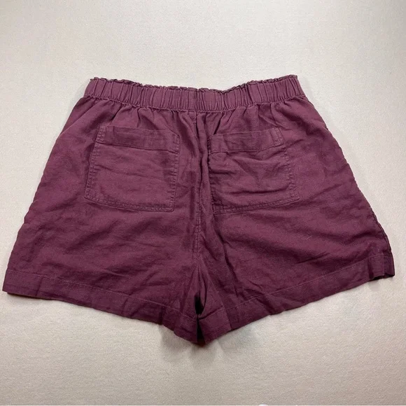 Two Pack Loft Linen Blend Shorts - Picture 7 of 12